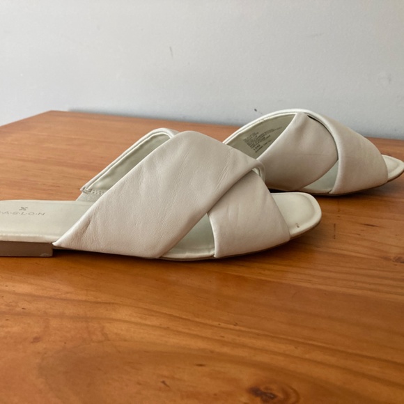 Caslon Calla Slide Women's Sandals, Size 10, Ivory Shell - Picture 3 of 6